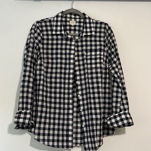 J Crew Plaid Button-down